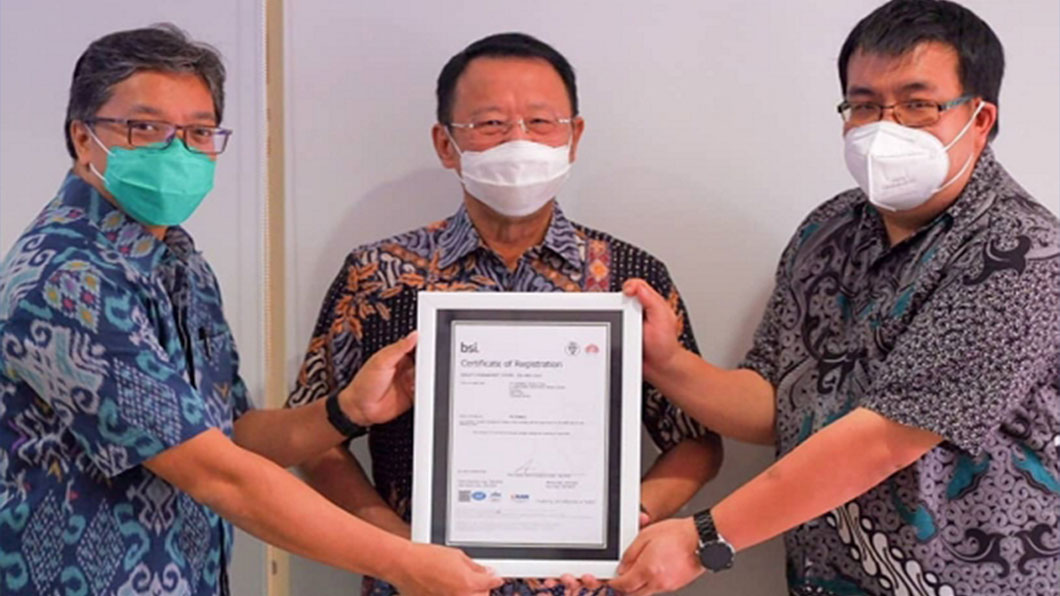 PT. TNU memperoleh sertifikasi ISO 9001: 2015 